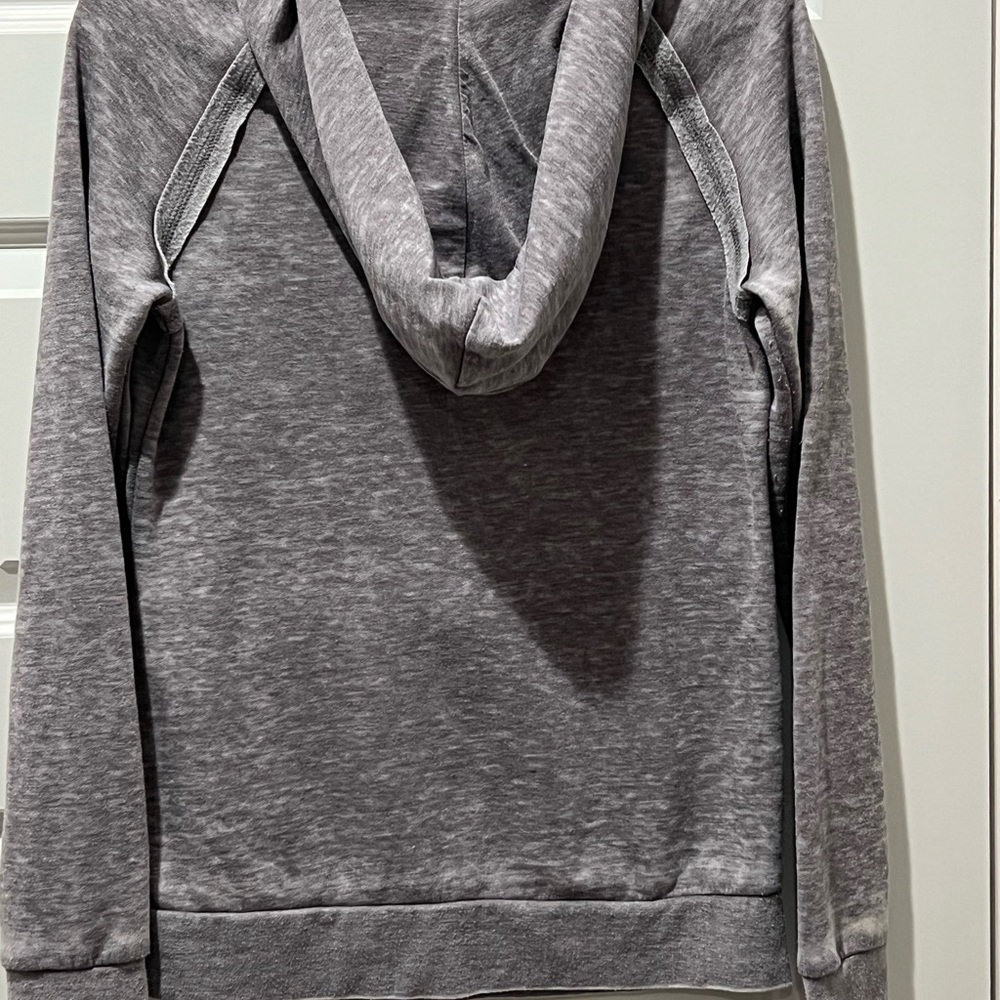 Women’s Roxy Gray SEA LA VIE Hoodie - Picture 6 of 7